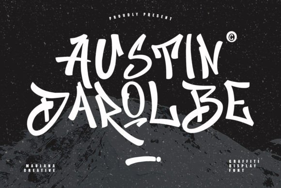 Austin Darolbe Font: Bold Graffiti Style for Crafts
