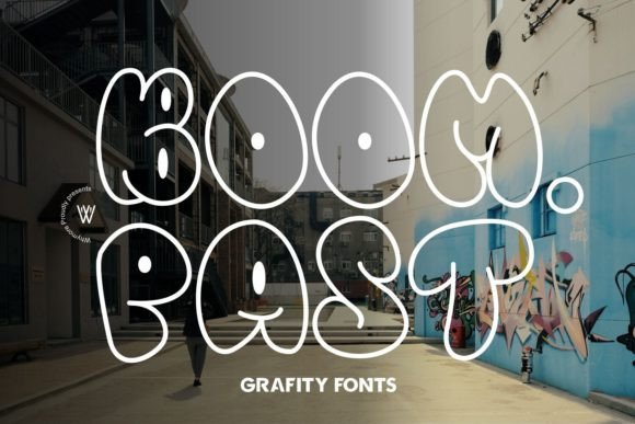 Boom Past Font: Urban Style for Handmade Crafts