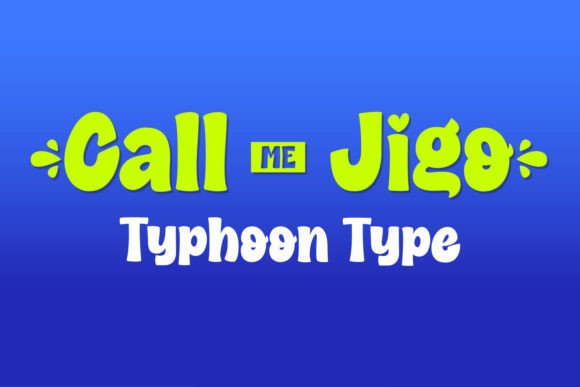 Call Me Jigo Font: A Display Typeface for Social Campaigns