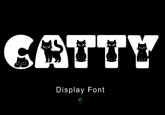 Catty Font: A Display Typeface for Editorial Design
