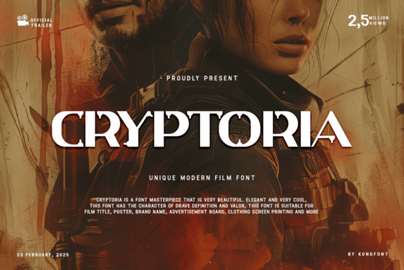 Cryptoria Font: Adding Mystery to Brand Design