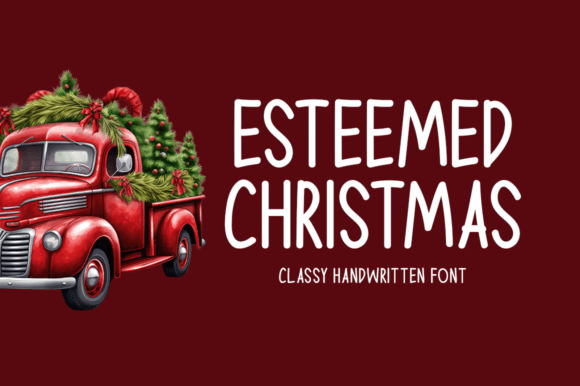 Esteemed Christmas Font: Elevating Small Business Branding