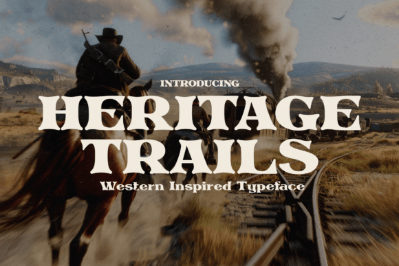 Heritage Trails Font: Rugged Display Type for Digital Campaigns