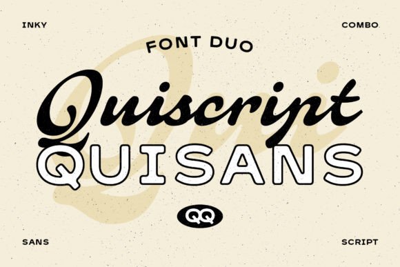 Quiscript Quisans Font: A Real Branding Test