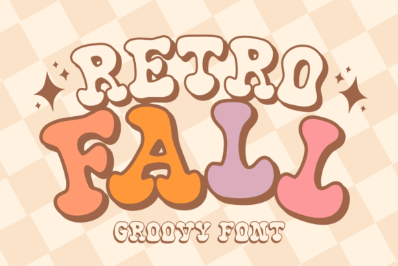 Retro Fall Font Review for Web Design Layouts