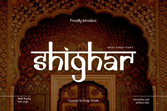 Shighar Font: Elevating Campaign Visuals with Unique Display Type