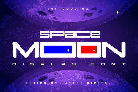 Space Moon Font: Futuristic Branding for Small Business