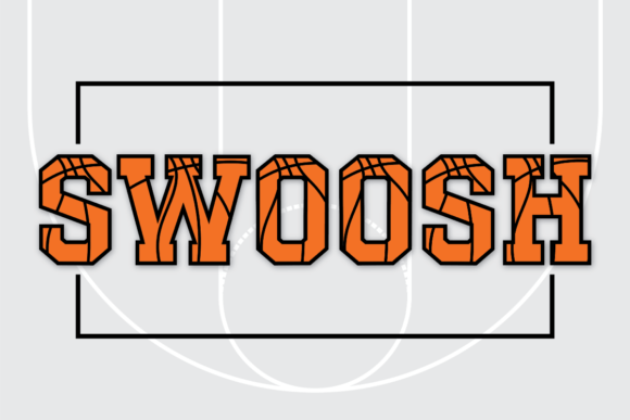 Swoosh Font: A Bold Display Typeface for Sports Editorial