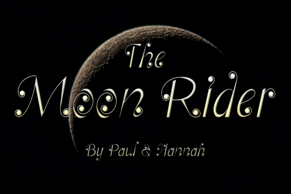 The Moon Rider Font for Handmade Labels & Decor