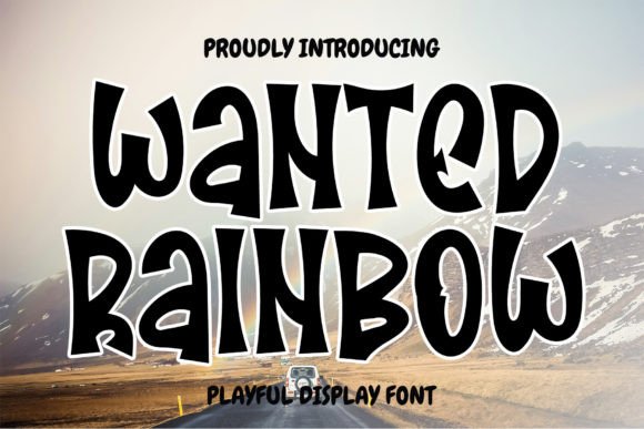 Wanted Rainbow Font: Elevating Handmade Labels & Packaging